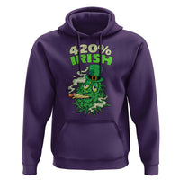 Funny St. Patrick's Day Cannabis Hoodie 420% Irish Weed