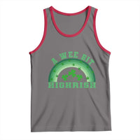 Funny St. Patrick's Day Marijuana Tank Top A Wee Bit Highrish 420 Weed Cannabis