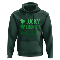 Funny St. Patrick's Day Weed Hoodie Lucky Luckiest Cannabis Shamrock