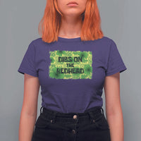 Funny St. Patrick's Day Dibs On The Redhead T Shirt For Women