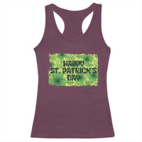 Funny Happy St. Patrick's Day Racerback Tank Top