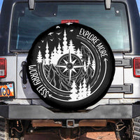 Camping Lover Spare Tire Cover Explore More Worry Less Adventure Outdoor Hiking Mountains Climber TS09