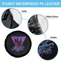 Camping Lover Spare Tire Cover Adventure Awaits Outdoors Hiking Mountains Climber