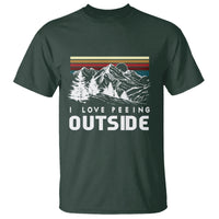 Funny Camping T Shirt I Love Peeing Outside Nature Lover Hiking Men - Wonder Print Shop