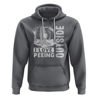 Funny Camping Hoodie I Love Peeing Outside Nature Lover Hiking Men - Wonder Print Shop