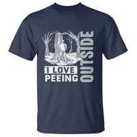 Funny Camping T Shirt I Love Peeing Outside Nature Lover Hiking Men - Wonder Print Shop