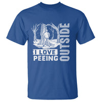Funny Camping T Shirt I Love Peeing Outside Nature Lover Hiking Men - Wonder Print Shop