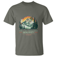 Hiking Society T Shirt Out Of Breath Don't Worry I'll Be There In A Minute - Wonder Print Shop