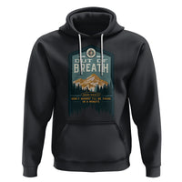 Hiking Society Hoodie Out Of Breath Don't Worry I'll Be There In A Minute Retro Vintage - Wonder Print Shop