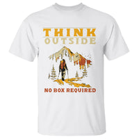 Nature Lover T Shirt Think Outside No Box Required - Wonder Print Shop