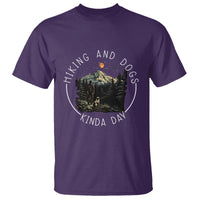 Hiking And Dogs T Shirt Kinda Day Outdoor Lover Dog Owner - Wonder Print Shop