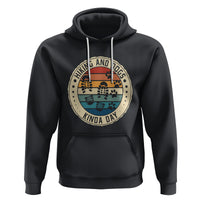 Hiking And Dogs Hoodie Kinda Day Outdoor Lover Dog Owner - Wonder Print Shop