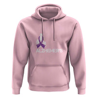 Fuck Alzheimer's Dementia Purple Ribbon Hoodie - Wonder Print Shop