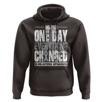 Glioblastoma Awareness Hoodie One Day Everything Changed Brain Tumor - Wonder Print Shop
