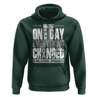 Glioblastoma Awareness Hoodie One Day Everything Changed Brain Tumor - Wonder Print Shop