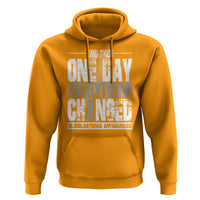 Glioblastoma Awareness Hoodie One Day Everything Changed Brain Tumor - Wonder Print Shop