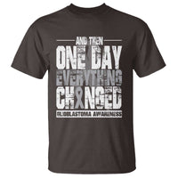 Glioblastoma Awareness T Shirt One Day Everything Changed Brain Tumor - Wonder Print Shop