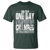 Glioblastoma Awareness T Shirt One Day Everything Changed Brain Tumor - Wonder Print Shop