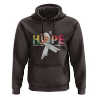 Hope Brain Tumor Awareness Gray Ribbon Hoodie - Wonder Print Shop