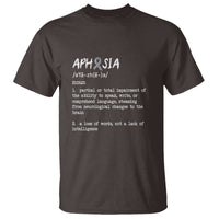 Funny Educational Aphasia Definition T Shirt A Loss Of Words Not A Lack Of Intelligence - Wonder Print Shop