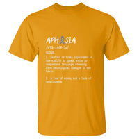 Funny Educational Aphasia Definition T Shirt A Loss Of Words Not A Lack Of Intelligence - Wonder Print Shop