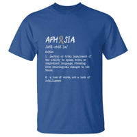 Funny Educational Aphasia Definition T Shirt A Loss Of Words Not A Lack Of Intelligence - Wonder Print Shop