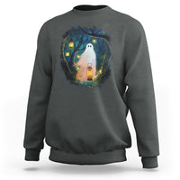 Ghost Sweatshirt Ghost In The Forest Shirt - Wonder Print Shop