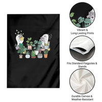 Ghost Garden Halloween Gardener Gardening Garden Flag - Wonder Print Shop