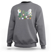 Ghost Garden Halloween Gardener Gardening Sweatshirt - Wonder Print Shop