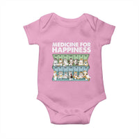 Mental Health Baby Onesie Medicine Fot Happiness Cute Cat