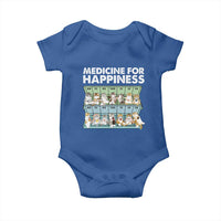 Mental Health Baby Onesie Medicine Fot Happiness Cute Cat