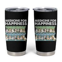Mental Health Tumbler Cup Medicine Fot Happiness Cute Cat