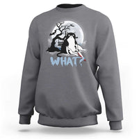 Halloween Cat Sweatshirt What Cat Murder Spooky Season - Wonder Print Shop