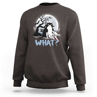 Halloween Cat Sweatshirt What Cat Murder Spooky Season - Wonder Print Shop