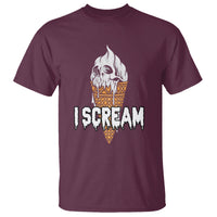 Halloween T Shirt I Scream Ice Cream Ghost - Wonder Print Shop