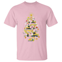 Santa Reindeer Riding Monster Truck Christmas Tree T Shirt - Wonder Print Shop