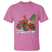 Construction Excavator Christmas Tree Light T Shirt - Wonder Print Shop