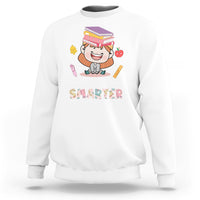 100th Day Of School Smarter Cutte Girl Love Book Sweatshirt - Wonder Print Shop