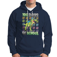 100th Day Of School Smarter Cool Dinosaur Boy Hoodie - Wonder Print Shop