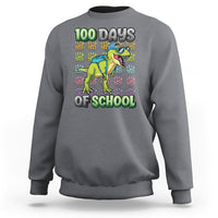 100th Day Of School Smarter Cool Dinosaur Boy Sweatshirt - Wonder Print Shop