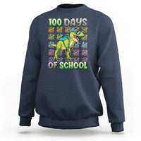 100th Day Of School Smarter Cool Dinosaur Boy Sweatshirt - Wonder Print Shop