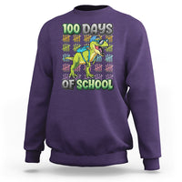 100th Day Of School Smarter Cool Dinosaur Boy Sweatshirt - Wonder Print Shop