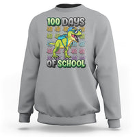 100th Day Of School Smarter Cool Dinosaur Boy Sweatshirt - Wonder Print Shop