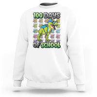 100th Day Of School Smarter Cool Dinosaur Boy Sweatshirt - Wonder Print Shop