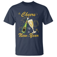 Cheers To A Happy New Year Eve Party T Shirt - Wonder Print Shop