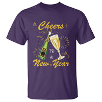 Cheers To A Happy New Year Eve Party T Shirt - Wonder Print Shop