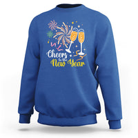 Cheers To A Happy New Year Eve Party Sweatshirt - Wonder Print Shop