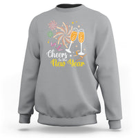 Cheers To A Happy New Year Eve Party Sweatshirt - Wonder Print Shop