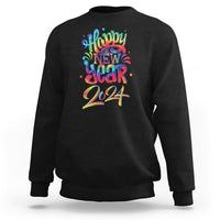 Happy New Year 2024 Tie Dye Lucky Years Sweatshirt - Wonder Print Shop