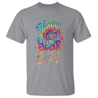 Happy New Year 2024 Tie Dye Lucky Years T Shirt - Wonder Print Shop